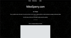 Desktop Screenshot of mikesperry.com